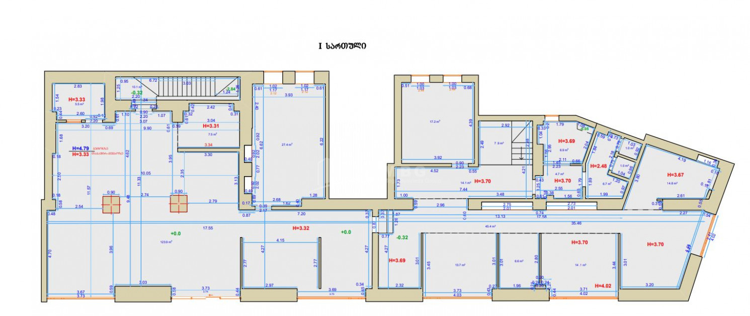 იყიდება კომერციული ფართი ი. ჭავჭავაძის გამზირი ვაკე ვაკის რაიონი თბილისი