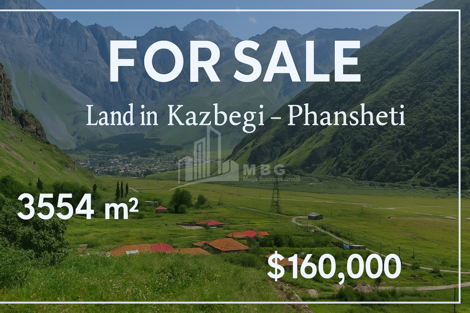For Sale Land Fanshet Kazbegi Mtskheta   Mtianeti